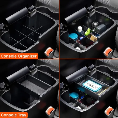 Miniatura 2 de Vehicle OCD - Divisor de consola central, bandeja y organizador de guantera para Toyota Tacoma (2005-2015) - Fabricado en Estados Unidos