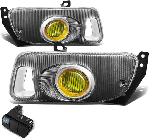 Miniatura 3 de Auto Dynasty Conjunto de Luces Antiniebla Compatible con Honda Civic Coupe Hatchback 1992-1995 de 2/3 Puertas, Repuesto de Lámpara Antiniebla