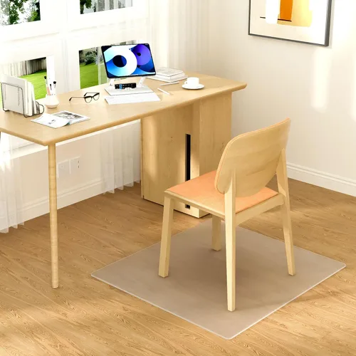Miniatura 10 de Alfombrilla para silla de oficina para alfombras, 35x35 pulgadas, Alfombrilla para escritorio de computadora para pisos alfombrados, Alfombras