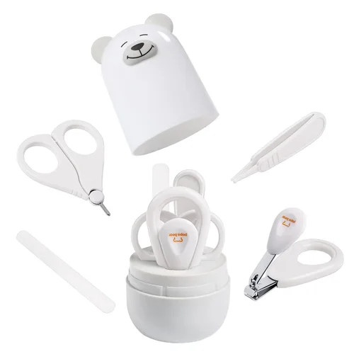 Miniatura 8 de Juego de cortaúñas para bebé con bonito estuche, kit de lima de uñas y uñas de los pies para manicura y pedicura para recién nacidos, regalo de aseo