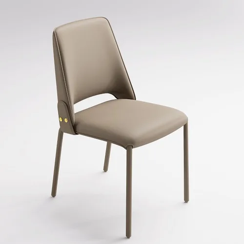 Miniatura 10 de YOUNIKE Black Luxury Modern Dining Chair Upholstered Faux Leather Comfy Kitchen Chair Single Armless Dining Room Accent Chair with Back for