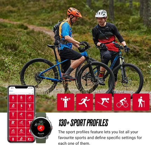 Miniatura 5 de Polar Grit X - Reloj inteligente multideportivo con GPS, batería de larga duración, frecuencia cardíaca basada en la muñeca, durabilidad de nivel