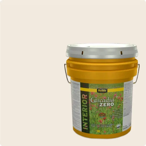 Miniatura 159 de Rodda Paint CASCADIA XL - Pintura e imprimación satinada para exteriores en uno, cuarto de galón, blanco abstracto