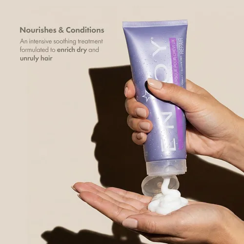 Miniatura 2 de Enjoy Mascarilla capilar – Nutrición profunda y suavizante para cabello seco y rebelde – 8 onzas