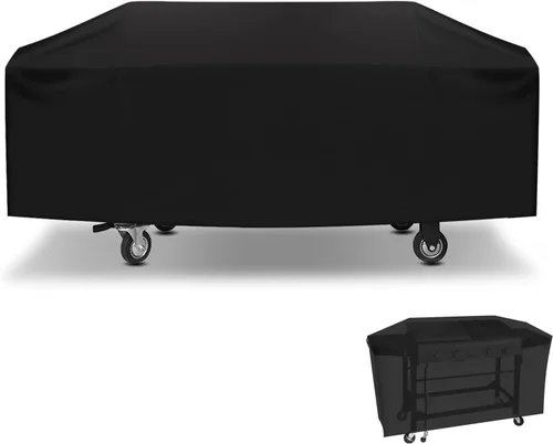 Miniatura 21 de Cubierta de Parrilla para Parrilla Hibachi, Cubierta de Parrilla de Mesa Pequeña Impermeable para Exteriores de Servicio Pesado, Cubierta