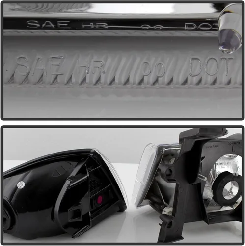 Miniatura 3 de ACANII - Para faros Chevy Cavalier 2000-2002 + luces de esquina de 4 piezas de repuesto para conductor + lado del pasajero