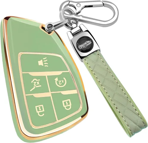 Miniatura 26 de XIYANG TRADE Funda para llavero Chevy con llavero, carcasa de TPU compatible con Chevy Traverse Equinox GMC Silverado Sierra Tahoe Suburban Yukon