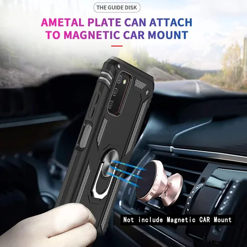 Miniatura 4 de LeYi para Samsung Galaxy A03S Funda de teléfono, Funda Samsung AO3S con [Paquete de 2] Protector de pantalla, [Calidad militar] Funda protectora
