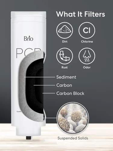 Miniatura 4 de Brio Reemplazo del filtro de agua de 3 etapas del PWB para el sistema de filtración TROE800COL