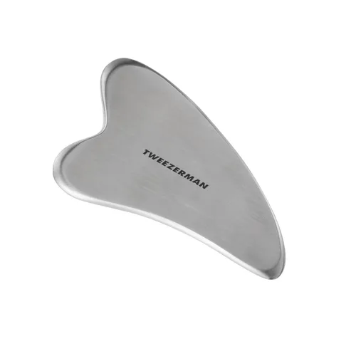 Tweezerman Masajeador Gua Sha de Acero Inoxidable