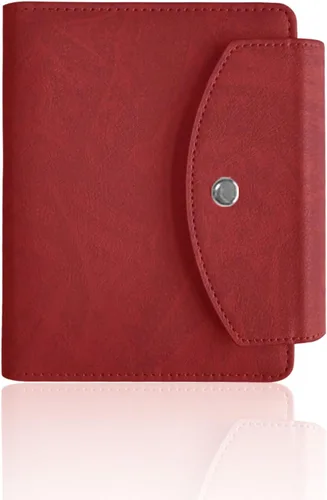 Miniatura 25 de Estuche de lápiz labial de PU con espejo, con capacidad para 4 lápices labiales largos, organizador de maquillaje, estuche de viaje para cosméticos