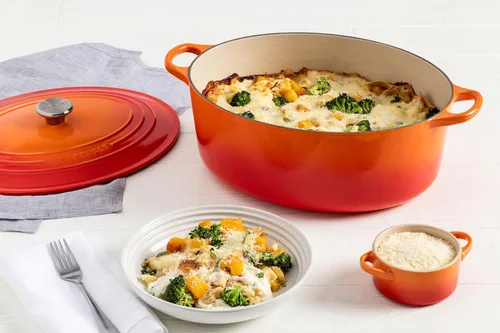 Miniatura 5 de Le Creuset Juego de 4 cuencos para pasta, 9.75 pulgadas cada uno, color blanco