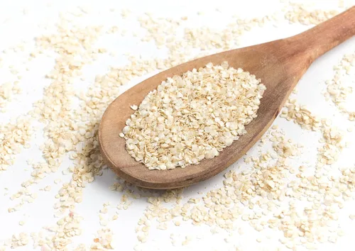 Miniatura 4 de Food to Live Copos de quinua blanca, 1 libra, semillas de quinua prensadas, grano entero, crudo, kosher, a granel. Gran sustituto de avena