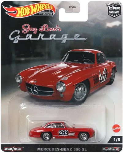 Miniatura 4 de Hot Wheels Car Culture 2022 Jay Leno's Garage - Paquete completo de 5 (FPY86‑957N) Mercedes‑Benz 300 SL, McLaren F1, Corvair Yenko Stinger '66