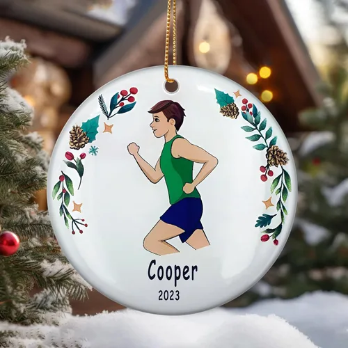 Miniatura 11 de Adorno de Navidad personalizado sin ruedas de entrenamiento para montar en bicicleta, regalos de bicicleta para Navidad, adornos para niños