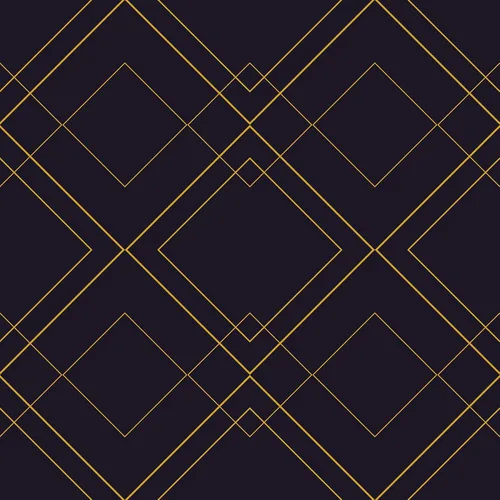 CHIHUT Papel tapiz con forma de diamante negro y dorado para sala de estar, 17.7 x 236 pulgadas, papel tapiz moderno Art Deco para dormitorio, baño,