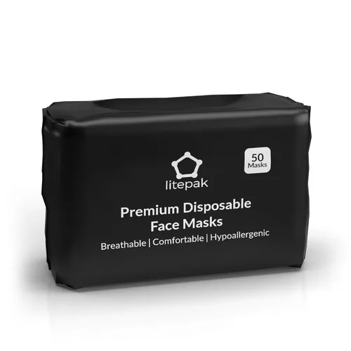 Miniatura 7 de Litepak 2,000 mascarillas desechables - Cubrebocas transpirable para el hogar y la oficina