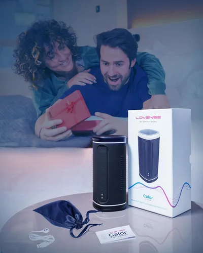 Miniatura 8 de LOVENSE Calor Masturbador masculino, copa de masturbador masculino automático con 7 empujes giratorios para estimulación del pene, juguete