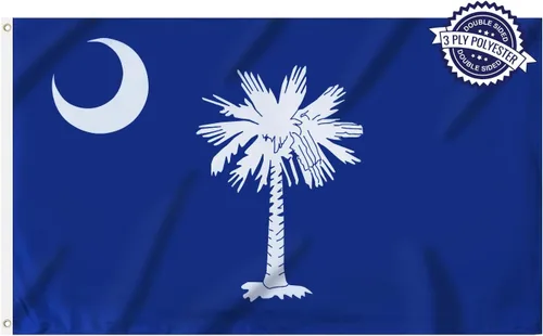 Miniatura 16 de Bandera del estado de Alabama de 3 x 5 pies para exteriores, doble cara, 3 capas, poliéster, AL Alabama, banderas con 2 ojales de latón