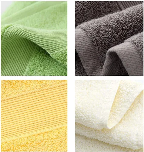 Miniatura 5 de JININQ Toallas de mano de 2 piezas de 700 GSM, 100% algodón para baño, cocina, belleza, spa, gimnasio, toalla facial para el hogar, toallas Negro