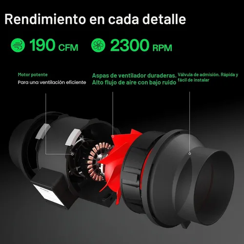 Miniatura 5 de VIVOSUN - Kit completo para tienda de campaña de cultivo
