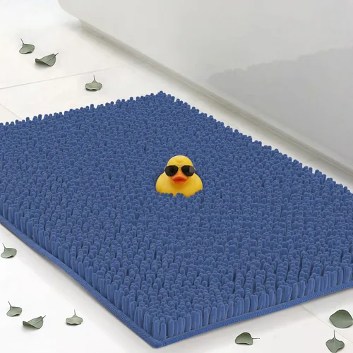 Miniatura 25 de ITSOFT Alfombra de Felpa para Baño 59x21 pulgadas, Tapetes de Baño Absorbentes Lavables a Máquina Antideslizantes, de Secado Rápido, Alfombras