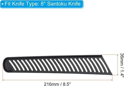 Miniatura 2 de PATIKIL Fundas de seguridad PP para cuchillo de pan de 8 pulgadas, paquete de 2 cuchillos, protector de cuchillos, protector de cuchilla universal