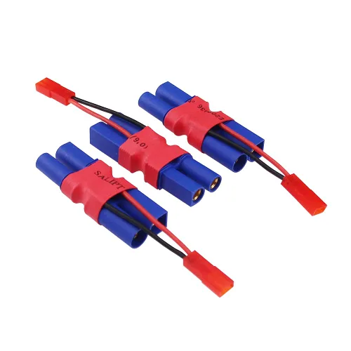 Miniatura 2 de 3 unids EC5 macho a hembra conector con JST hembra 20awg 2.0 in cable paralelo adaptador de corriente para cardán de cámara (B173-3)