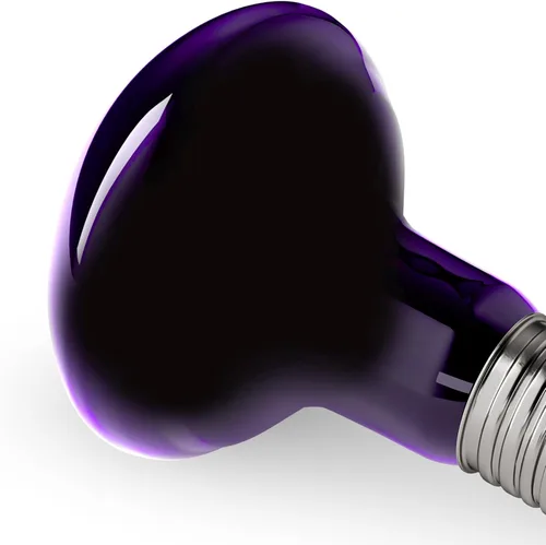 Miniatura 5 de Bombilla nocturna de reptil de 75 W, lámpara de calor UVA – Bombilla de luz de luna natural simulada para dragón barbudo, lagarto, serpiente