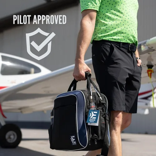 Miniatura 7 de Bolsa de piloto La bolsa de vuelo Venture para pilotos Se adapta a todos los equipos de vuelo de viaje de aviación, incluyendo tu rodillera