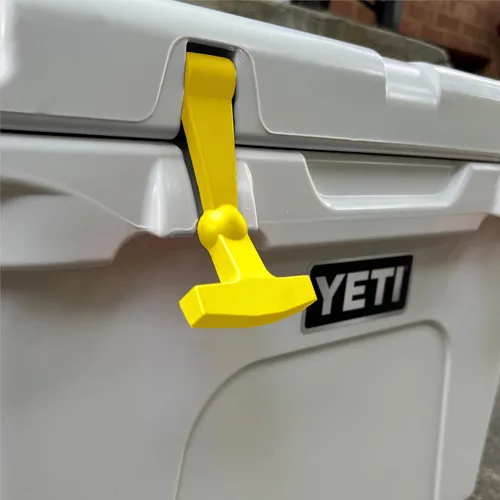 Miniatura 4 de Pestillos de repuesto para enfriadores duros Yeti Tundra y RTIC – Paquete de 2 correas amarillas para enfriadores – Piezas de repuesto para Amarillo