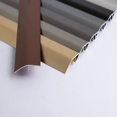 Miniatura 2 de Tira de umbral de transición suave para piso/alfombra/puertas, borde de aluminio metálico para transiciones de umbral con una altura inferior a 0.6