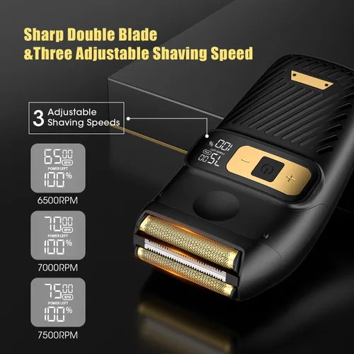 Miniatura 4 de Cortadora de pelo para hombre, inalámbrica, afeitadoras eléctricas para hombres, juego de cortapelos profesional para corte de pelo, kit de aseo