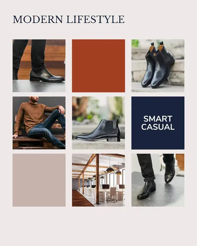 Miniatura 4 de Dunross Sons Botas Chelsea casuales de vestir para hombre zapatos elegantes para hombre botas casuales para hombre con plantilla Ortholite