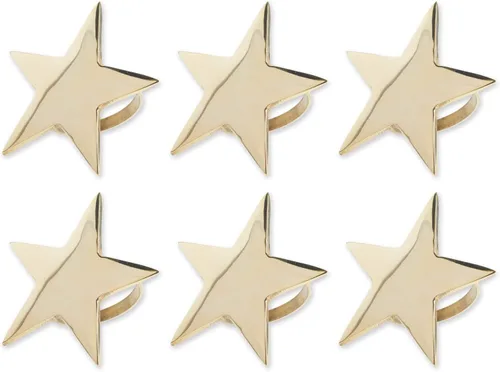 Miniatura 9 de DII Colección de Decoración Navideña y Festiva para Mesa, Juego de Portaservilletas Decorativos, 4 Piezas, 1.6 Diámetro x 1.25 Pulgadas de Altura