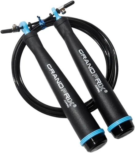 Miniatura 12 de Cuerda de saltar para hombres y mujeres (serie Grand Prix Ultra Speed) – Cuerda de alambre ajustable para CrossFit, boxeo y entrenamiento de fitness