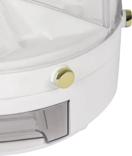 Miniatura 7 de Dispensador de almacenamiento de granos, dispensador de alimentos secos giratorio de 360°, dispensador de almacenamiento de cereales, contenedor