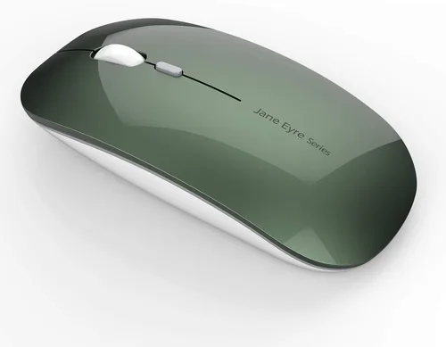 Miniatura 14 de Uciefy Q5 - Ratón inalámbrico recargable delgado, 2.4G, portátil, óptico, silencioso, ultrafino, ratón inalámbrico para computadora con receptor USB