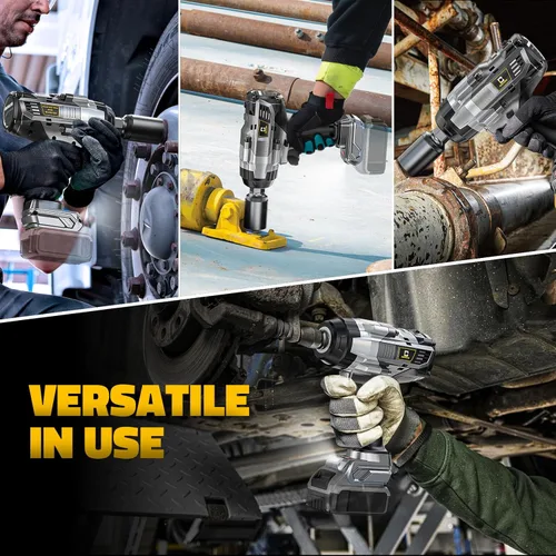 Miniatura 7 de Llave de impacto inalámbrica de 1/2 pulgada para batería DeWalt Max20V: Llave de impacto de alto torque de 1700 pies-libras, herramienta de servicio