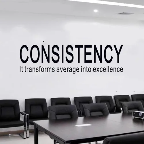 Miniatura 5 de SEATUNE Calcomanías de pared con citas inspiradoras de oficina, calcomanías de pared motivacionales positivas para trabajo en equipo, decoración