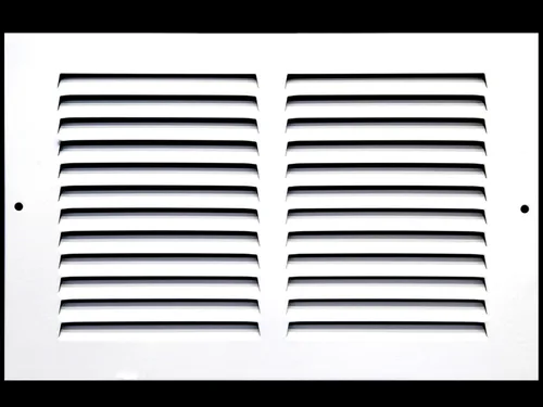 Miniatura 47 de HVAC Premium 30' x 10' [Abertura de conducto] Rejilla de aire de retorno de acero estampado plano - Pared lateral y techo - Cubierta de conducto