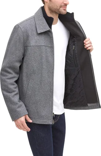 Miniatura 8 de Dockers Chaqueta de mezcla de lana para hombre con babero acolchado