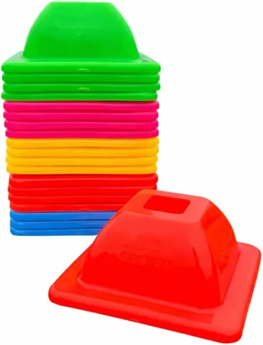 Miniatura 15 de LVL10 Pro - Conos de entrenamiento – Mini conos de fútbol de 2 pulgadas para entrenamiento deportivo – para ejercicios de baloncesto, fútbol