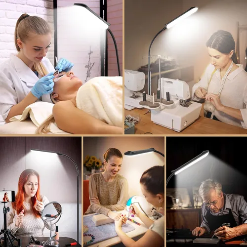 Miniatura 5 de marctronic Lámpara de pie, 18 W, 1800 lúmenes, lámpara de pie LED súper brillante con control remoto y funciona con enchufe inteligente, regulable