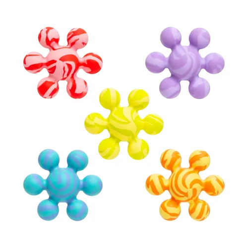 Miniatura 7 de Ubbi Joinibble - Mordedor para bebés, silicona platino de grado alimenticio, alivia la dentición y masajea las encías, sin BPA y PVC, paquete de 5