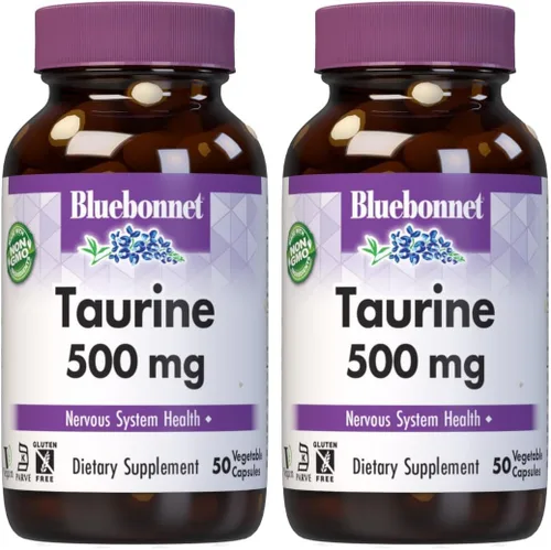 Miniatura 4 de Bluebonnet Taurina 500 mg Cápsulas de vitaminas, 50