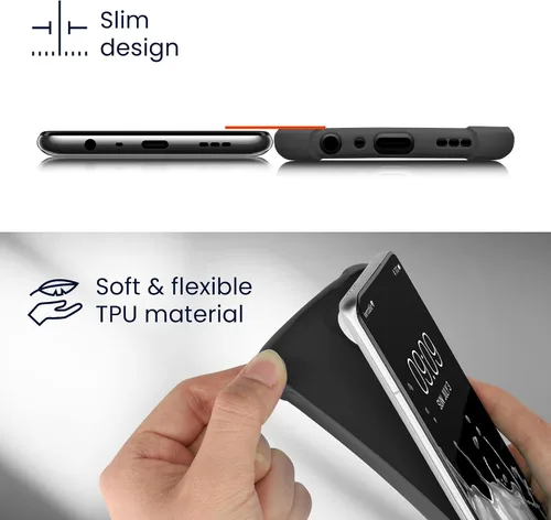 Miniatura 5 de kwmobile Funda compatible con Apple iPhone SE (2022) / iPhone SE (2020) / iPhone 8 / iPhone 7 - Funda de TPU suave con protección para cámara