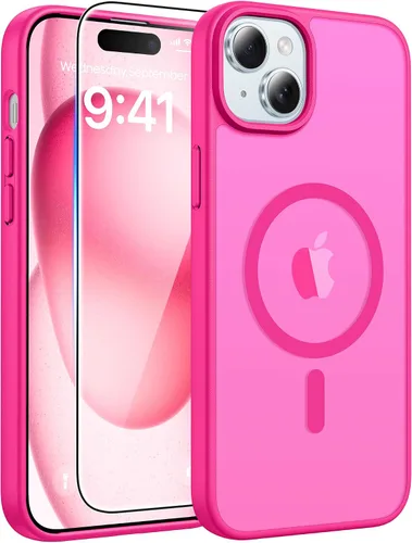 Miniatura 147 de FNTCASE - Funda para iPhone 16 Pro: magnética, mate, translúcida, de grado militar, protectora contra caídas, resistente, fina, duradera y a prueba