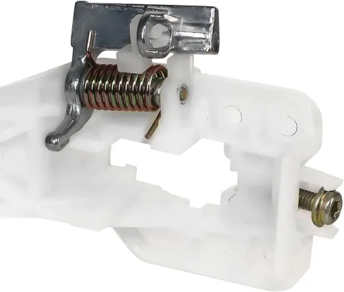 Miniatura 4 de PM PERFORMOTOR Soporte de montaje para manija de puerta lateral del pasajero delantero derecho compatible con Chevy Aveo Pontiac G3 07-11, blanco