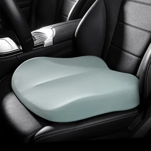 Cojines para silla de oficina, almohada a tope para automóvil sentado durante mucho tiempo, cojín de asiento de alivio de presión en silla de Azul